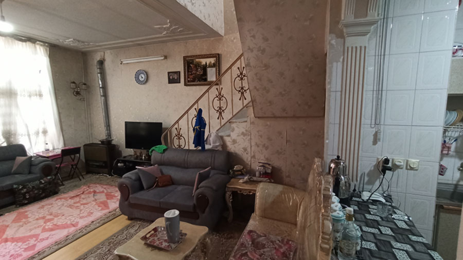 بازسازی خانه 80 متری دوبلکس فلکه ارتش اصفهان