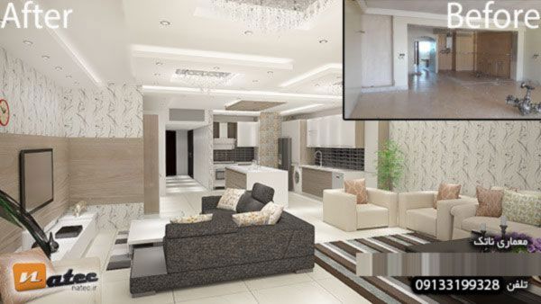 بازسازی دکوراسیون منزل مسکونی در اصفهان