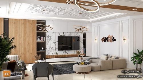 طراحی و دکوراسیون داخلی منزل ایرانی نئوکلاسیک