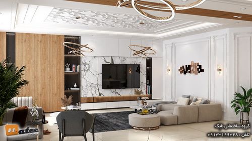 طراحی و دکوراسیون داخلی منزل ایرانی نئوکلاسیک