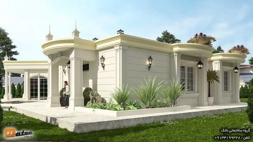 طراحی نما و دکوراسیون داخلی باغ ویلا لوکس