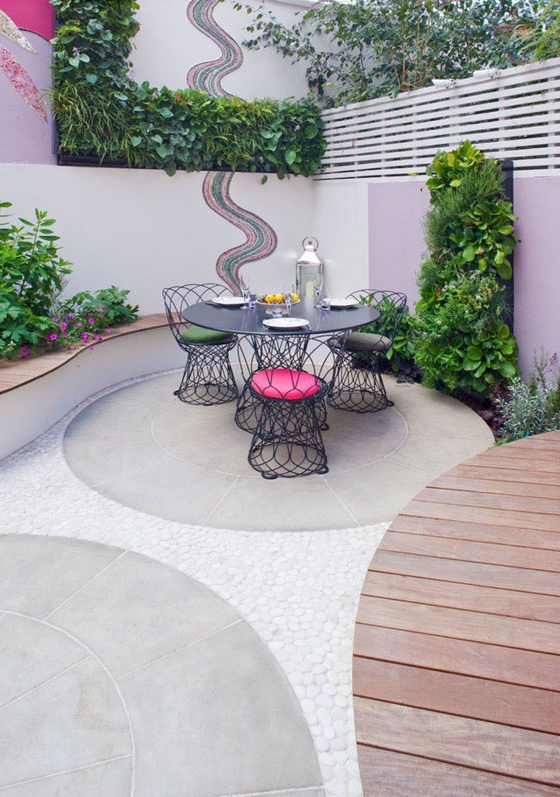 طراحی زیبای باغچه و حیاط04