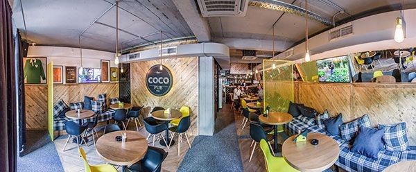 بازسازی دکوراسیون کافی شاپ در بخارست رومانی