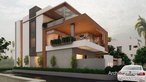 طراحی نمای ساختمان های ویلایی