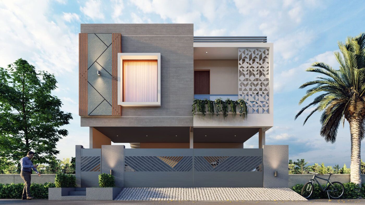 طراحی نمای ساختمان