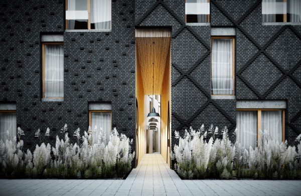 طراحی نمای خارجی ویلا12