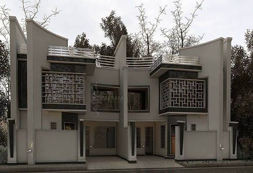 طراحی نمای ساختمان های ویلایی