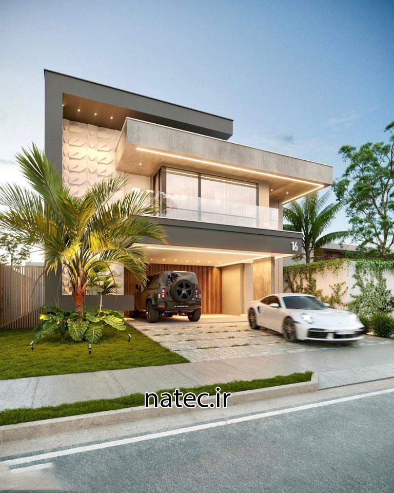 طراحی نما ویلا اصفهان و شمال نمای مدرن نمای کلاسیک