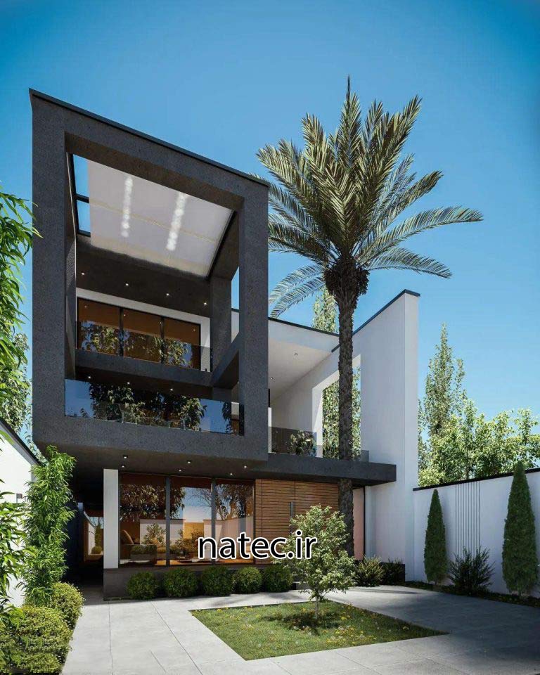 طراحی نما ویلا اصفهان و شمال نمای مدرن نمای کلاسیک