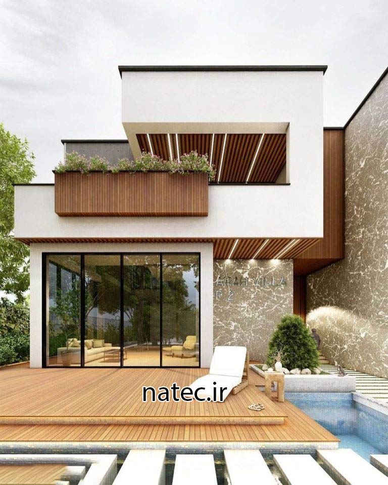 طراحی نما ویلا اصفهان و شمال نمای مدرن نمای کلاسیک