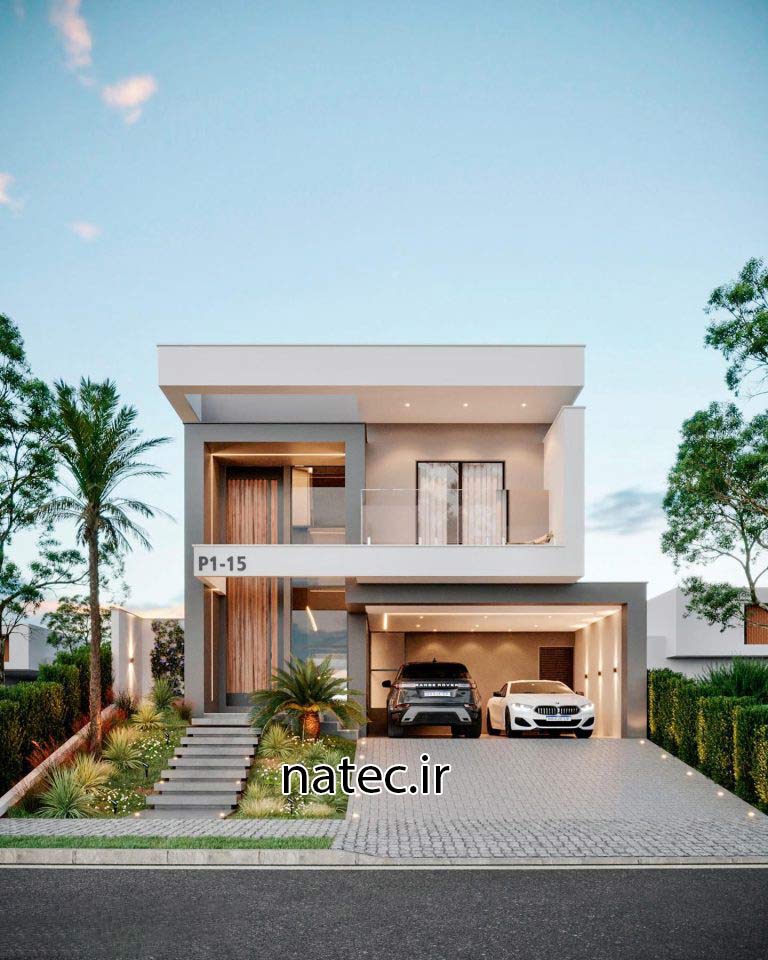 طراحی نما ویلا اصفهان و شمال نمای مدرن نمای کلاسیک