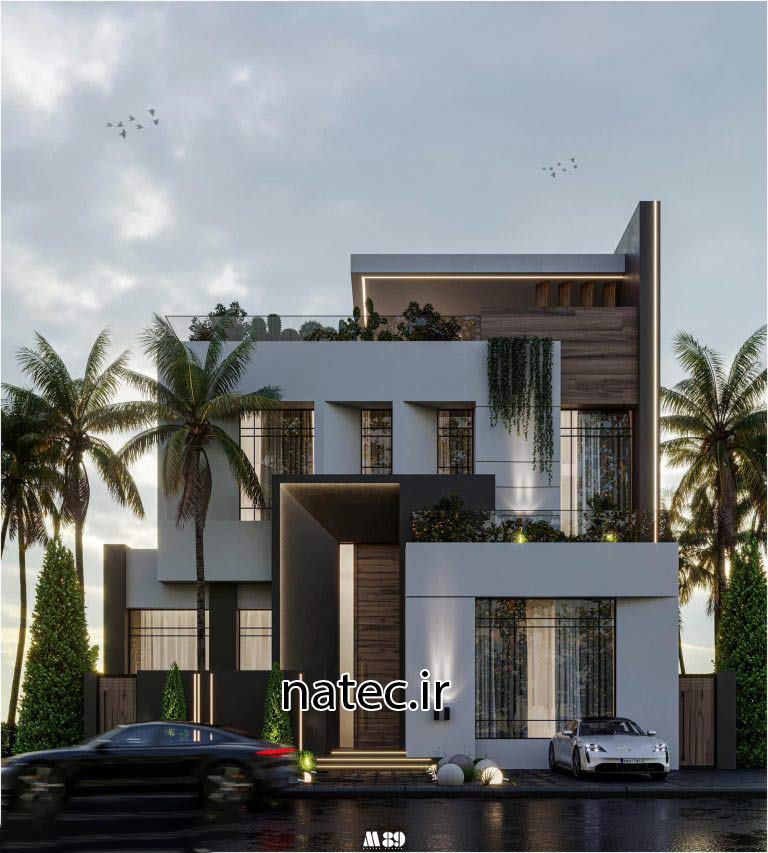 طراحی نما ویلا اصفهان و شمال نمای مدرن نمای کلاسیک