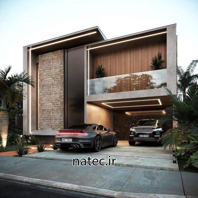 طراحی نما ویلا اصفهان و شمال نمای مدرن نمای کلاسیک