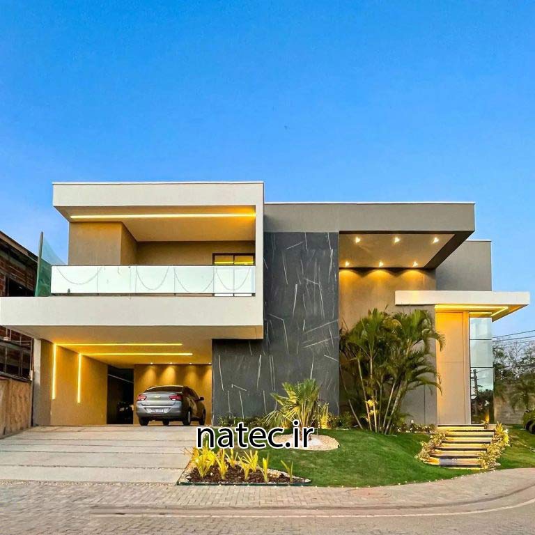 طراحی نما ویلا اصفهان و شمال نمای مدرن نمای کلاسیک