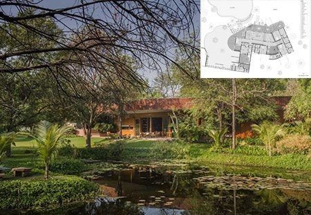 ویلایی با طرج منحنی به همراه نقشه